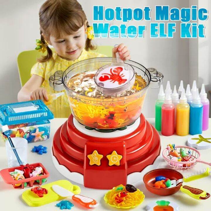 DIY Hotpot Maker Water Spirit for Kids Pretend Play Cooking Set Lazada PH