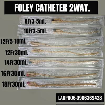 Star Foley catheter สายสวนปัสสาวะ ชนิด 2 และ 3 ทาง
