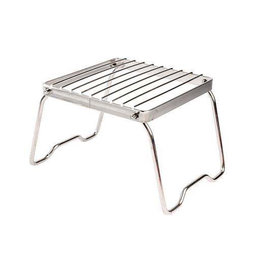 Outdoor Stainless Steel Burner Stand Portable Folding Barbecue Grill Pot Set Stand Small Size