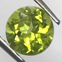 Peridot ทรงกลม 6mm หินธรรมชาติ 100% ไม่เผา Peridot 6mm round shape 100% natural gemstone