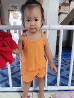 ชุดสายเดี่ยวลูกสาว ชุดสุดแซ่บ ชุดหน้าร้อน