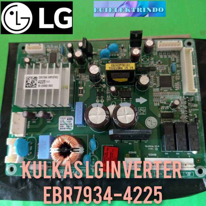 MODUL PCB KULKAS LG INVERTER 2PINTU KODE PART EBR7934-4225 RoHS ...