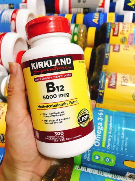 Vitamin B12 kirkland 300 viên Mỹ Lazada.vn