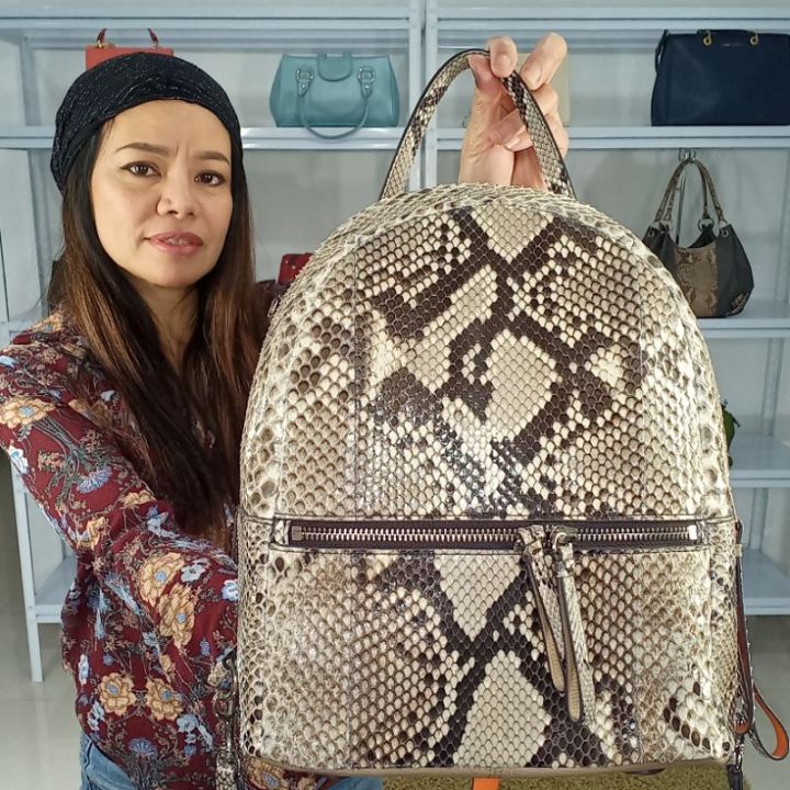 zarmoi, Bags, Zarmoi Crocodile Skin Leather Hand Bag