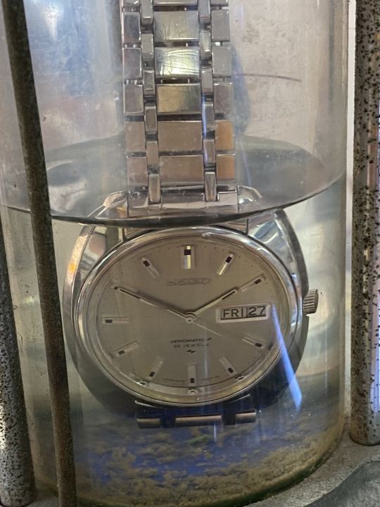seiko-seikomatic-p-33-jewels-automatic-ตัวเรือนสแตนเลส-นาฬิกาผู้ชาย-มือสองของแท้