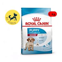 Royal Canin Medium Puppy 1 kg. (อาหารสุนัข แบบเม็ด สำหรับลูกสุนัข พันธุ์ขนาดกลาง)