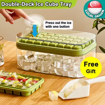 Hot Mini Ice Ball Maker Mold Sphere Ice Tray with Ice Bucket & Scoop Round  Ice Cube Tray with Lid & Bin Ice Ball Maker - China Ice Tray and Kitchenware