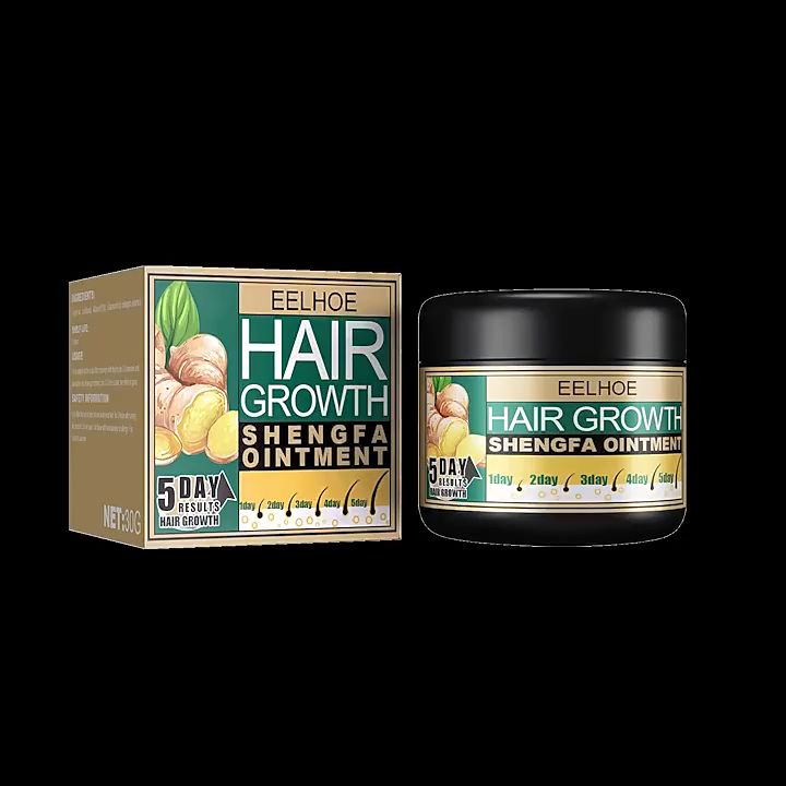 Eelhoe 5 Days Ginger Hair Growth Care Ointment Hair Fast Regrowth ...