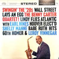 [ แผ่นเสียง Vinyl LP ] Artist : The Benny Carter Quartet Album : Swingin The 20s Cover : VG++ Disc : VG++ Manufactured : US Released : 1979 Price : 950