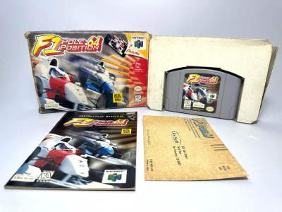 ตลับแท้ Nintendo 64 (usa)(N64)  F1 Pole Position 64
