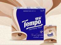 Tempo กระดาษทิชชู่แบรนด์ดัง กลิ่นกาแฟ หนา 4 ชั้น 1 แพ็ค