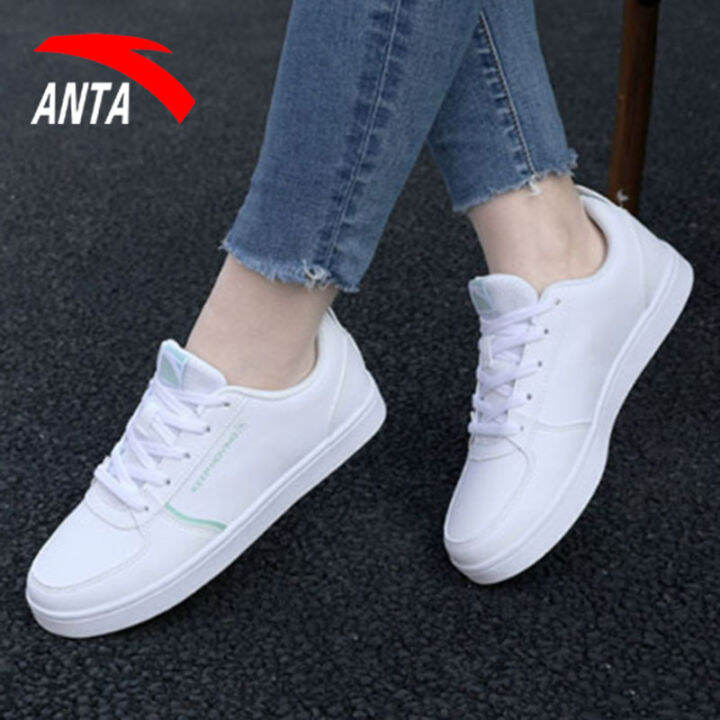 Anta Sneakers Women's Shoes Summer 2023 New White Shoes Official