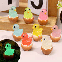 Creative and Cute Nightlight Shell Breaking Ducks, Chicks, and Dinosaurs for Fairy Garden Dollhouse Bonsai Craft Decor