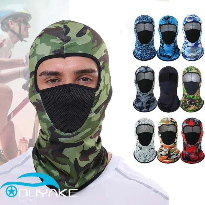 Full face mask riding mask sunscreen hood camouflage mountaineering ski