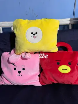 BTS Members TinyTan Throw Pillow by Farhan Laksono - Pixels