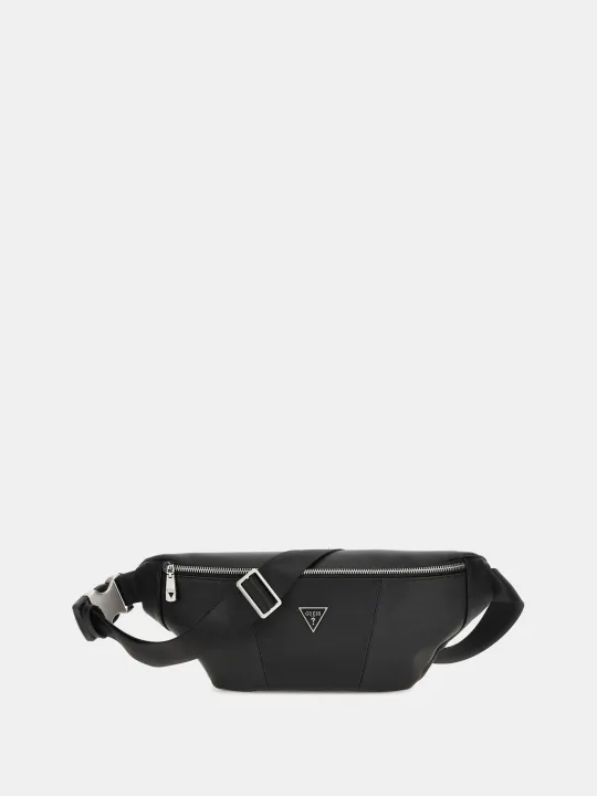 Guess Certosa Multifunctional Logo Bag in Black for Men