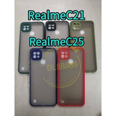 C21 ✨พร้​อมส่งในไทย✨เคสขอบนิ่มหลังแข็งขุ่นคลุมกล้อง For RealmeC21  Realme C21  RealmeC25  Realme C25  RealmeC12