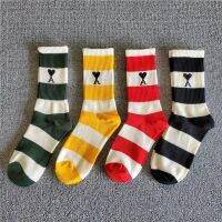 ? ถุงเท้า หวีผ้าฝ้าย แฟชั่นแนวสปอร์ต พร้อมส่ง cotton 100% long socks（ใหม่121）