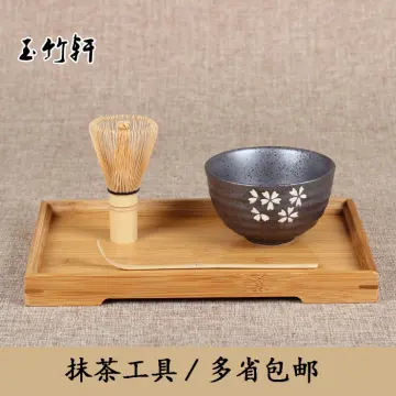 Natural Bamboo Matcha Green Tea Whisk Chasen Preparing Japanese Matcha  Stirrer Mixer Powder Brush Tool Japanese Style for Tea Ceremony Tea  Drinking(L)