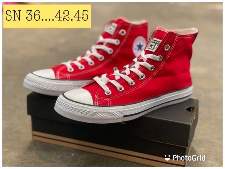 รองเท้าผ้าใบ-convers-all-star-หุ้มข้อ-มีไซด์-36-ถึง-45-สินค้าพร้อมจัดส่ง