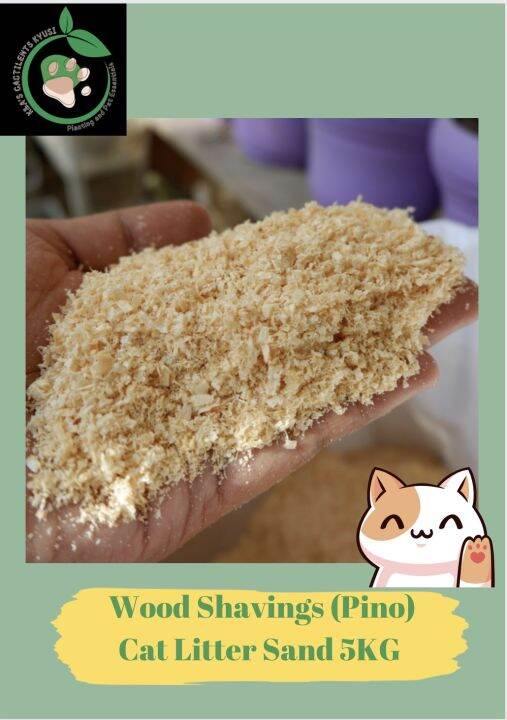 Sawdust (Kusot Pino) Cat Litter 5KG Lazada PH