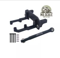 Mr.scale ชุดขาแปลงสำเร็จรูป ย้าย servo วางบนแชสซี มาเป็น servo วางบนคาน สำหรับรถ scx10 Standard รถบังคับสเกล รถไต่หิน คานดาว คานพลาสติก คานAR44 ติดตั้งง่ายมาพร้อมลิงค์และน็อตครบชุด