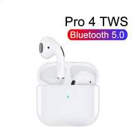 หูฟังบลูทูธ Mini Pro 4 Tws พร้อมไมค์ในตัว Bluetooth Earbuds