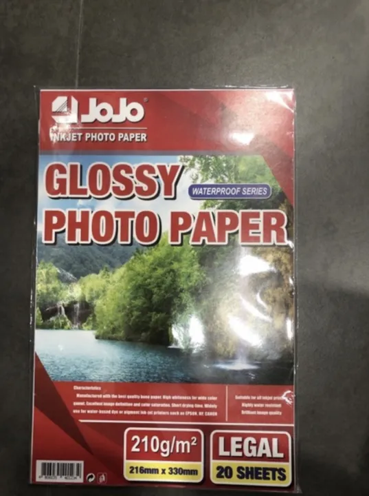 Joho Photo Paper Glossy Legal 210gsm Lazada PH