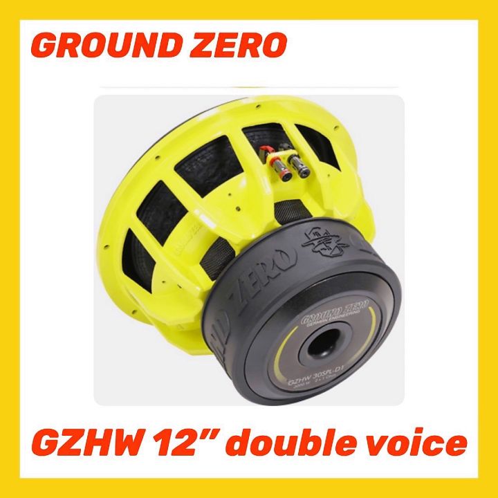 ground-zero-gzhw-ขนาด-12-ลำโพงรถยนต์-ซับวูฟเฟอร์-12-นิ้ว-สินค้าใหม่
