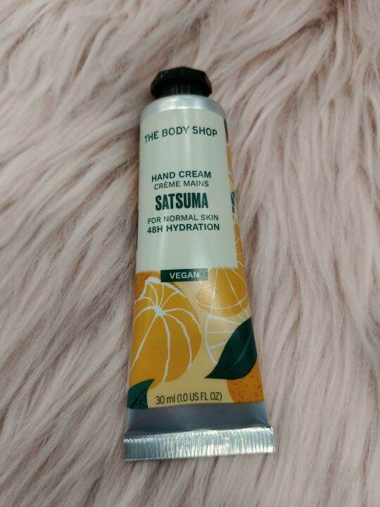THE BODY SHOP SATSUMA HAND CREAM 30ML Lazada.co.th