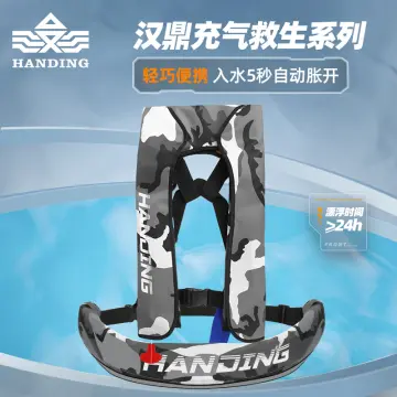 Wholesale adult marine fishing vest and Inflatable Buoyancy