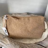 Origins Brown Cork Makeup Bag - กระเป๋า กระเป๋าเครื่องสำอางค์ Origins