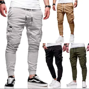 ALESSANDRO SALVARINI Mens Designer Cargo Jogging Trousers Stretch Cargo  Trousers Pockets AS271 darkblue  Amazonde Fashion