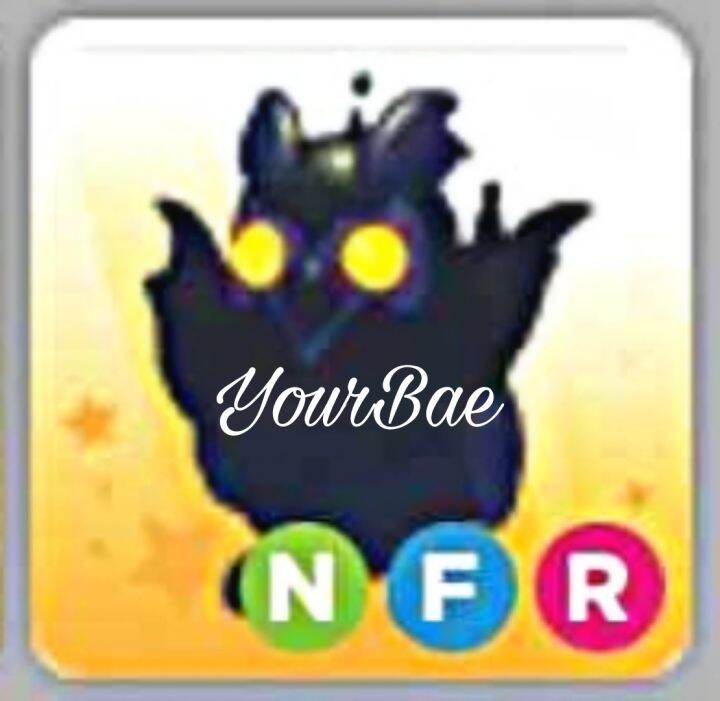 Adopt Me Nfr Nightmare Owl Game Card 