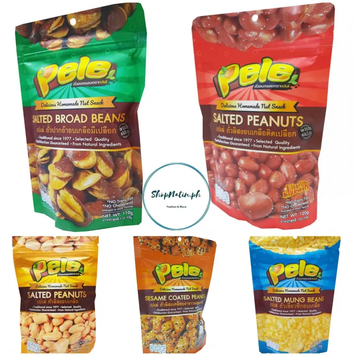 Pele Delicious Homemade Nut Snack Pili Sesame Salted Peanuts Broad
