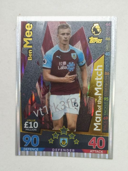 card-football-matchattax-ben-mee-bernley