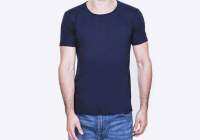 เสื้อคอกลม Wrangler สี Nevy Blue Organic Cotton