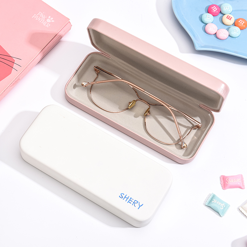 Japanese Anime Leather Eyeglasses Cases Anti-Pressure Myopia Glasses Case Storage Box 