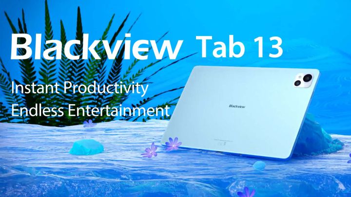 Blackview Tab 13 10.1'' 6GB RAM 128GB ROM Android 12 TÜV Rheinland PC Mode  7280mAh 13MP Camera 4G Tablet