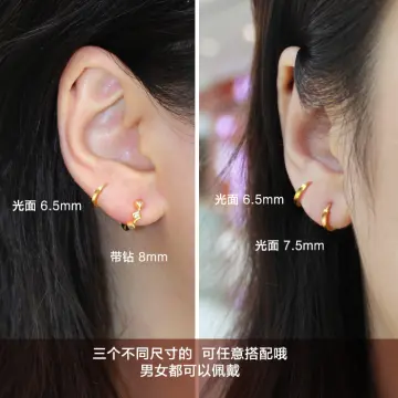 Double Hoop Nose Ring Cartilage Helix Ear Piercing Women - Temu