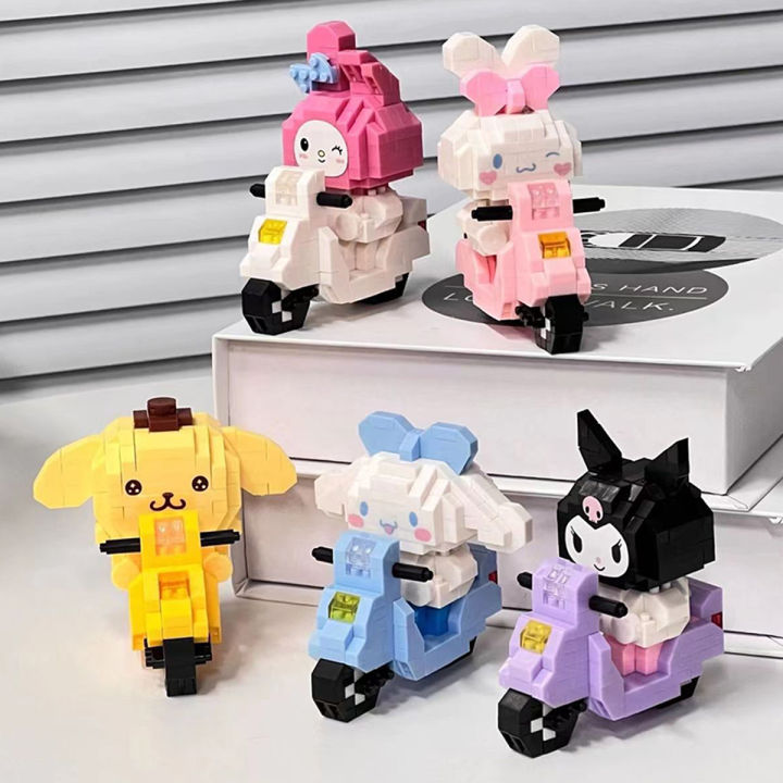 Kuromi Building Blocks Small Particle Assembly Puzzle Toy Cinnamoroll ...