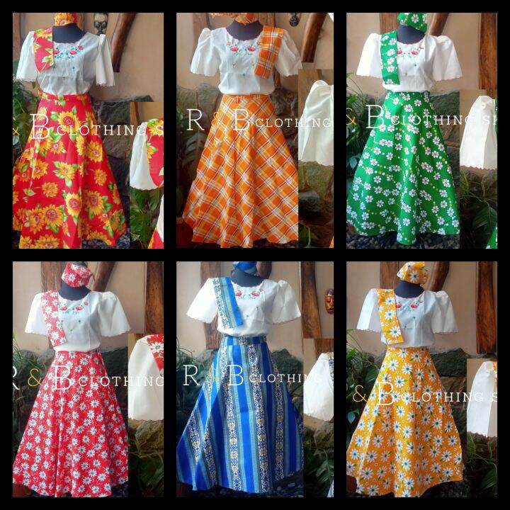 BARO T SAYA For ADULT Filipiniana KIMONA At SAYA FOLKDANCE Costumes baro-t-saya-for-adult-filipiniana-kimona-at-saya-folkdance-costumes