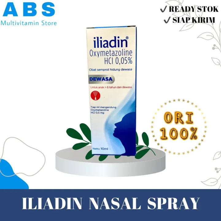 Iliadin Dewasa 0,05% Nasal Spray 10 Ml | Lazada Indonesia