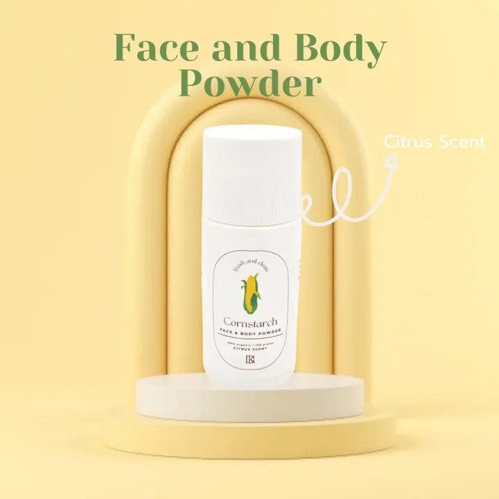Cornstarch face and body powder Lazada PH