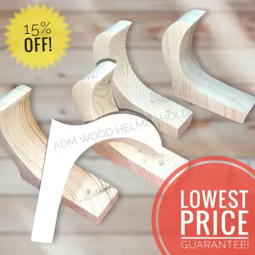 Wooden best sale helmet holder