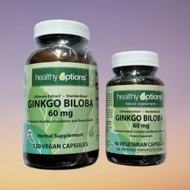 HEALTHY OPTIONS GINKGO BILOBA 60mg Lazada PH