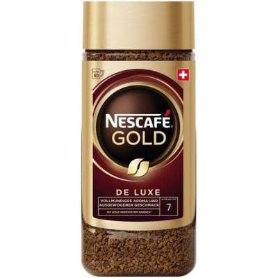 เนสกาแฟ โกลด์ ดีลักซ์ กาแฟสำเร็จรูปเข้มข้น ฟรีซดราย สินค้านำเข้า 200 กรัม / Nescafe Gold Deluxe Coffee Freeze Dry 200 g.