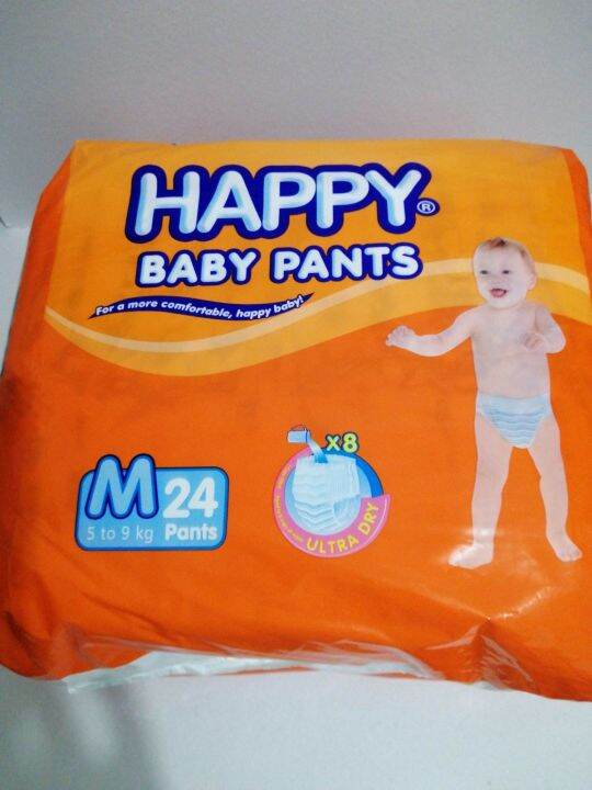 Happy Baby Pants Diaper M by 24s Lazada PH