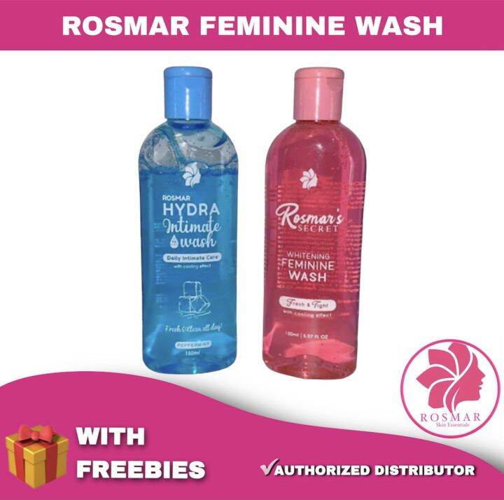 Rosmar Secret Whitening Feminine Wash & Hydra Intimate Wash 150ml Lazada PH