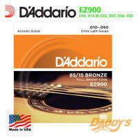 สายกีตาร์โปร่ง Daddario No.EZ900